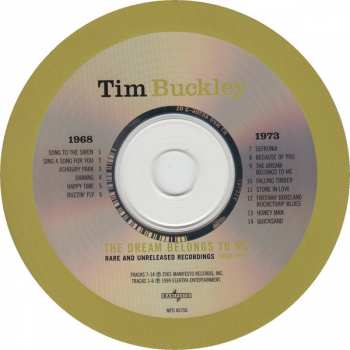 CD Tim Buckley: The Dream Belongs To Me (Rare And Unreleased Recordings 1968/1973)
