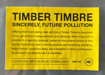 LP Timber Timbre: Sincerely, Future Pollution