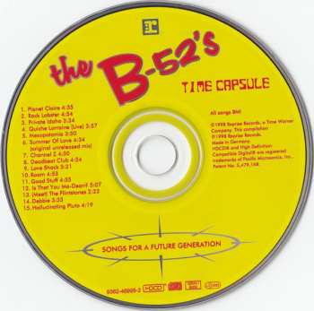 CD The B-52's: Time Capsule (Songs For A Future Generation)