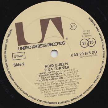 LP Tina Turner: Acid Queen