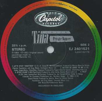 LP Tina Turner: Private Dancer
