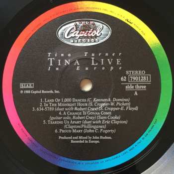 2LP Tina Turner: Tina Live In Europe