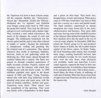 CD Tinariwen: The Radio Tisdas Sessions