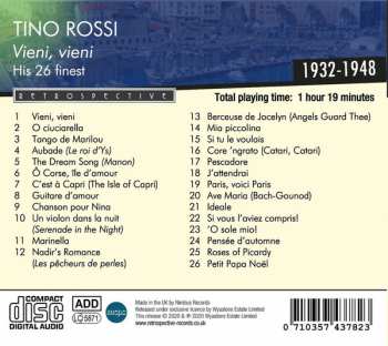 CD Tino Rossi: Vieni, Vieni