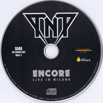 CD/DVD TNT: Encore Live In Milano DLX