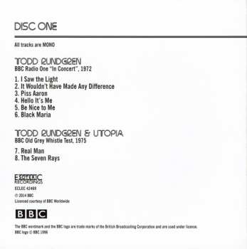 3CD/DVD/Zestaw pudełkowy Todd Rundgren: At The BBC 1972-1982
