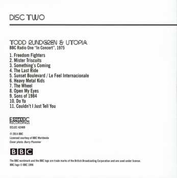 3CD/DVD/Zestaw pudełkowy Todd Rundgren: At The BBC 1972-1982