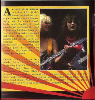 2CD Tokyo Blade: No Remorse / Burning Down Paradise