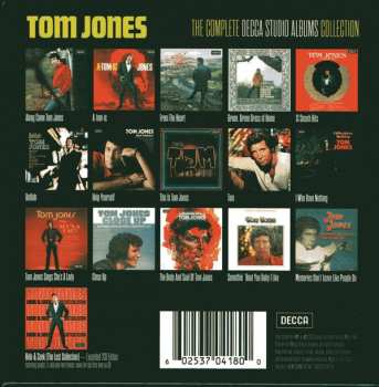 17CD/Zestaw pudełkowy Tom Jones: The Complete Decca Studio Albums Collection