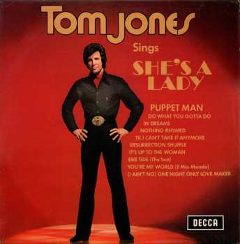 LP Tom Jones: Tom Jones Sings She's A Lady