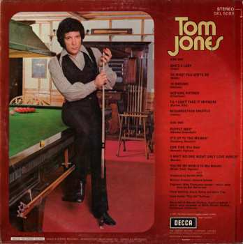 LP Tom Jones: Tom Jones Sings She's A Lady
