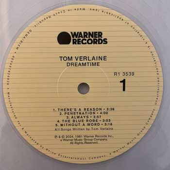 4LP/Zestaw pudełkowy Tom Verlaine: Souvenir From A Dream: The Tom Verlaine Albums (1979-1984) LTD | CLR