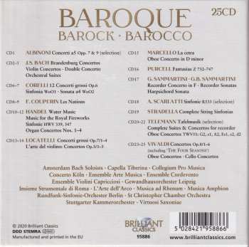 25CD/Zestaw pudełkowy Johann Sebastian Bach: Baroque - Barock - Barocco