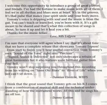 CD Tommy Lepson & The Lazy Boys: Live & Durty