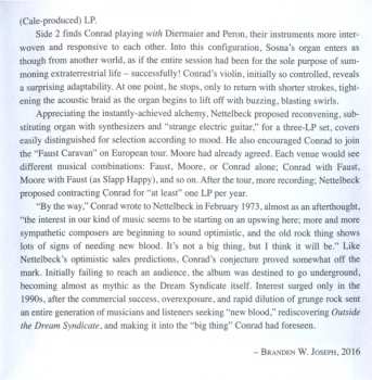 CD Tony Conrad: Outside The Dream Syndicate