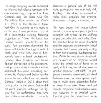 2CD Tony Conrad: Ten Years Alive On The Infinite Plain