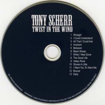 CD Tony Scherr: Twist In The Wind