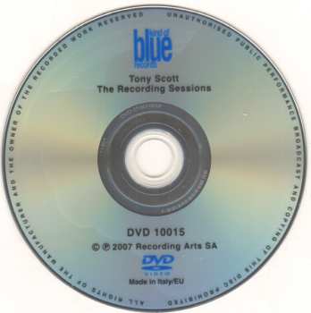 CD/DVD Tony Scott: A Jazz Life