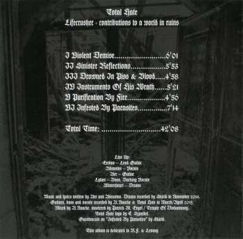 CD Total Hate: Lifecrusher - Contributions To A World In Ruins LTD