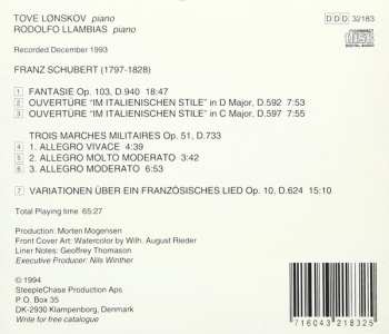 CD Tove Lønskov: Schubert: Complete Works For Four Hands, Volume 1
