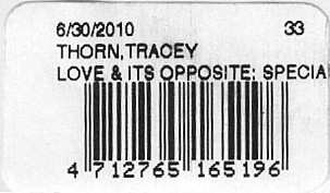 2CD Tracey Thorn: Love And Its Opposite DIGI