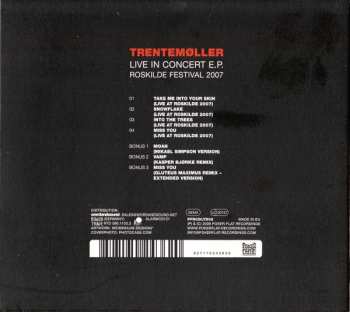CD Trentemøller: Live In Concert E.P. (Roskilde Festival 2007)