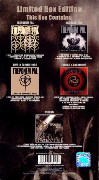 4CD/DVD/Zestaw pudełkowy Treponem Pal: Furytales LTD | DIGI