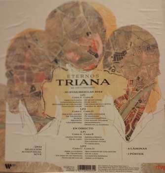 4LP/DVD/Zestaw pudełkowy Triana: Eternos Triana 50 Aniversario CLR