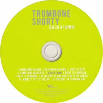 CD Trombone Shorty: Backatown
