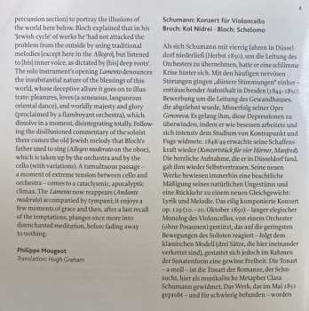 CD Robert Schumann: Cello Concerto | Schelomo | Kol Nidrei