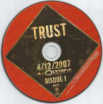 2CD/2DVD Trust: À L'Olympia (4/12/2007) ‎/ Rockpalast (5 Juin 1982)