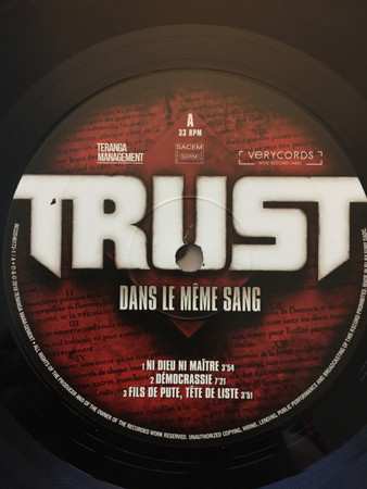 2LP Trust: Dans Le Même Sang