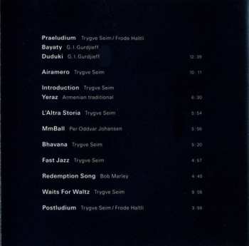 CD Frode Haltli: Yeraz