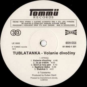 LP Tublatanka: Volanie Divočiny