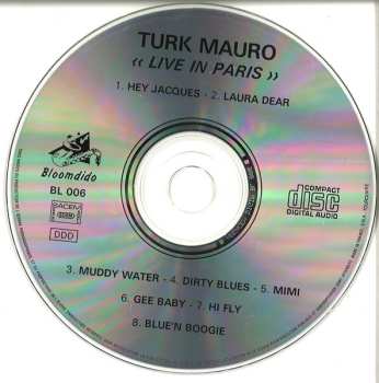 CD Turk Mauro: Live In Paris (Recorded at "Le Petit Opportun")