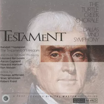 Testament - American Music For Male Chorus And Band