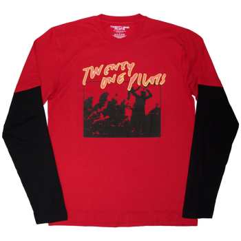 Merch Twenty One Pilots: Layered Long Sleeve Koszulka Live Scribble