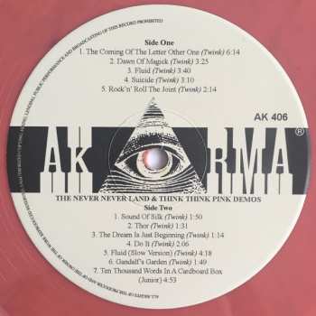 LP Twink: The Never Never Land & Think Pink Demos