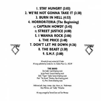 CD Twisted Sister: Stay Hungry