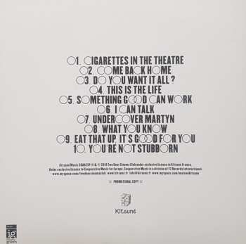 CD Two Door Cinema Club: Tourist History