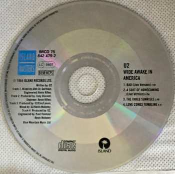 CD U2: Wide Awake In America