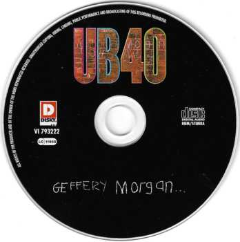 CD UB40: Geffery Morgan...