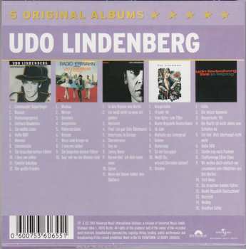 5CD/Zestaw pudełkowy Udo Lindenberg: 5 Original Albums