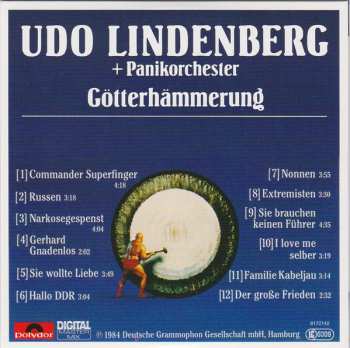 5CD/Zestaw pudełkowy Udo Lindenberg: 5 Original Albums