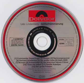 5CD/Zestaw pudełkowy Udo Lindenberg: 5 Original Albums