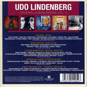 5CD/Zestaw pudełkowy Udo Lindenberg: Original Album Series Vol. 2