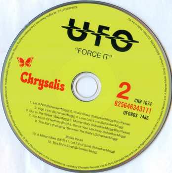 10CD/Zestaw pudełkowy UFO: The Complete Studio Albums 1974-1986