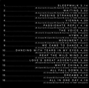 CD Ultravox: Dancing With Tears In My Eyes