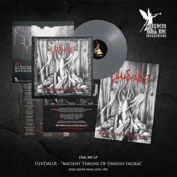 LP Ulvdalir: Ancient Throne Of Unholy Ingria (solid Silver Vinyl)