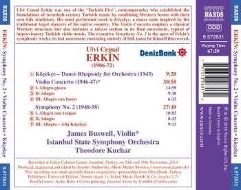 CD Theodore Kuchar: Symphony No. 2 / Violin Concerto / Köçekçe – Dance Rhapsody
